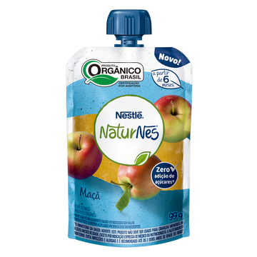 Purê de Maça Naturnes Nestlé Squeeze 99g