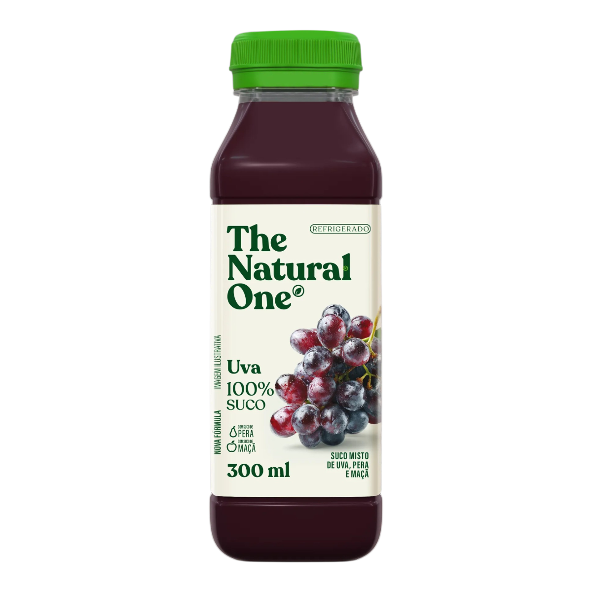 Suco Misto Uva The Natural One Refrigerado Garrafa 300ml