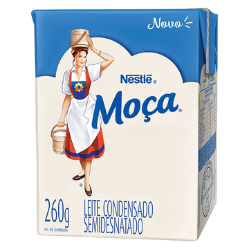 Leite Condensado Semidesnatado Nestlé Moça Caixa 260g