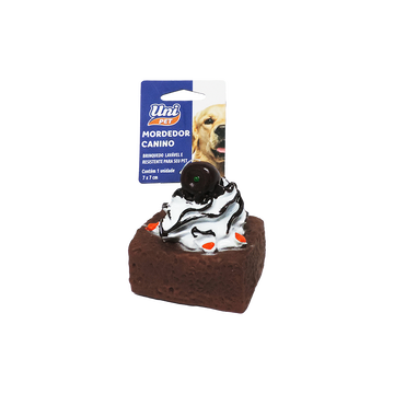 Mordedor Canino Cake Brown 7cm Uni Pet