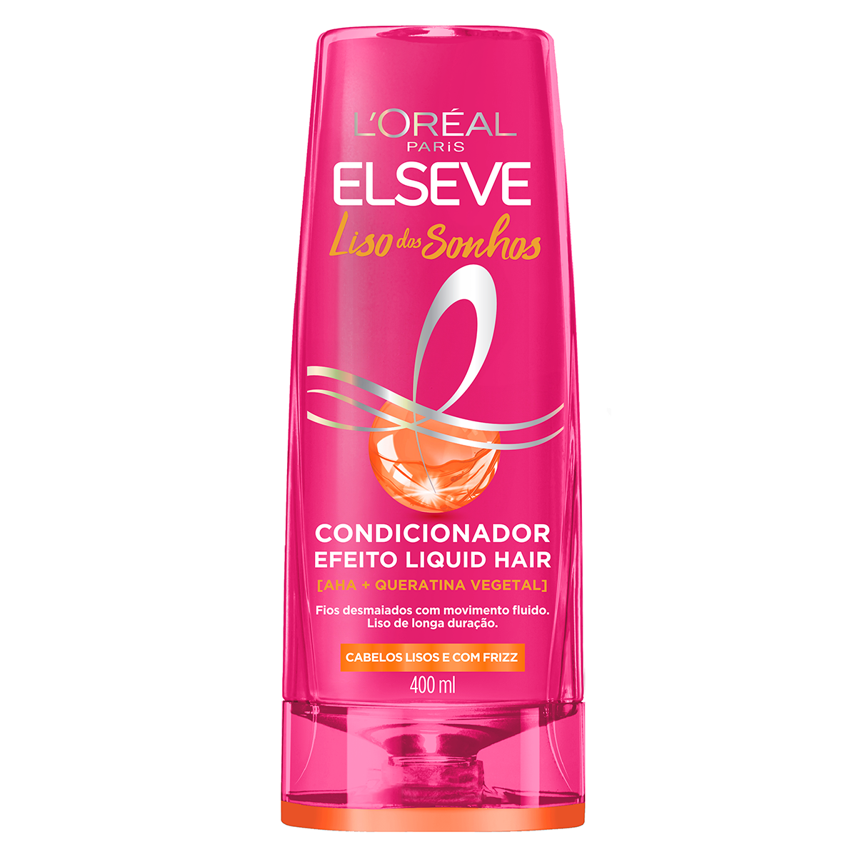 Condicionador Liso dos Sonhos Elseve L'or&eacute;al Paris Frasco 400ml