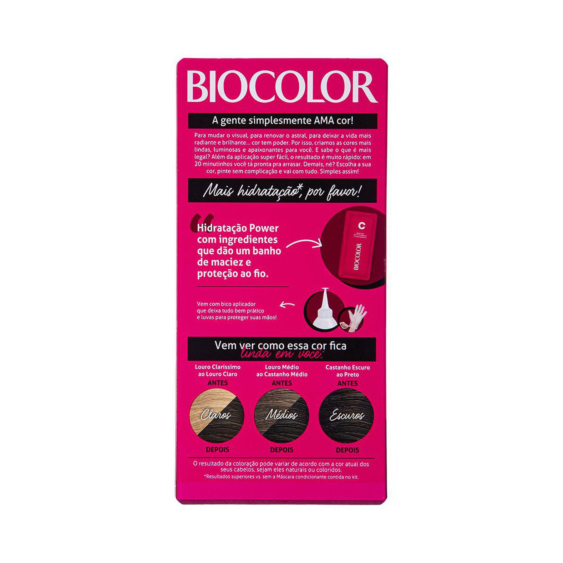 Tintura para Cabelo Castanho Escuro 3.0 Biocolor 