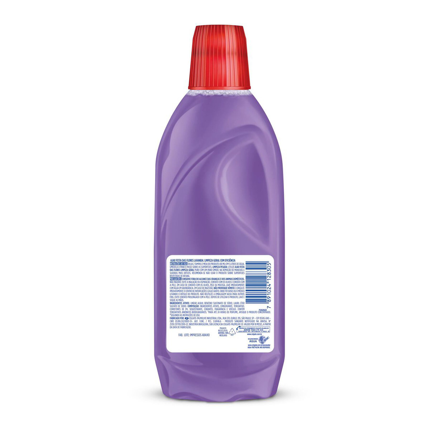 Limpador Perfumado Flores de Lavanda Festa das Flores Ajax Frasco 500ml
