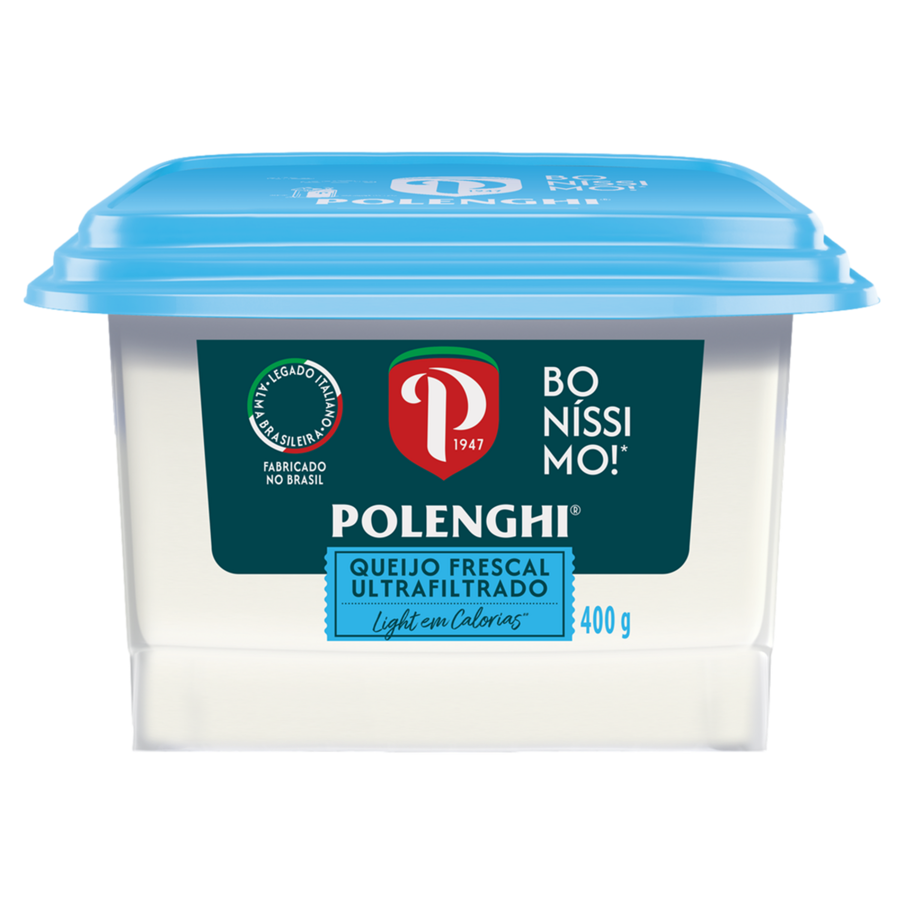 Queijo Frescal Ultrafiltrado Light Polenghi Pote 400g