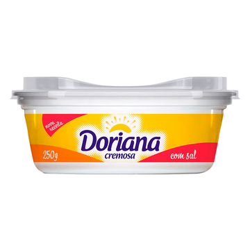 Margarina Cremosa com Sal Doriana Pote 250g