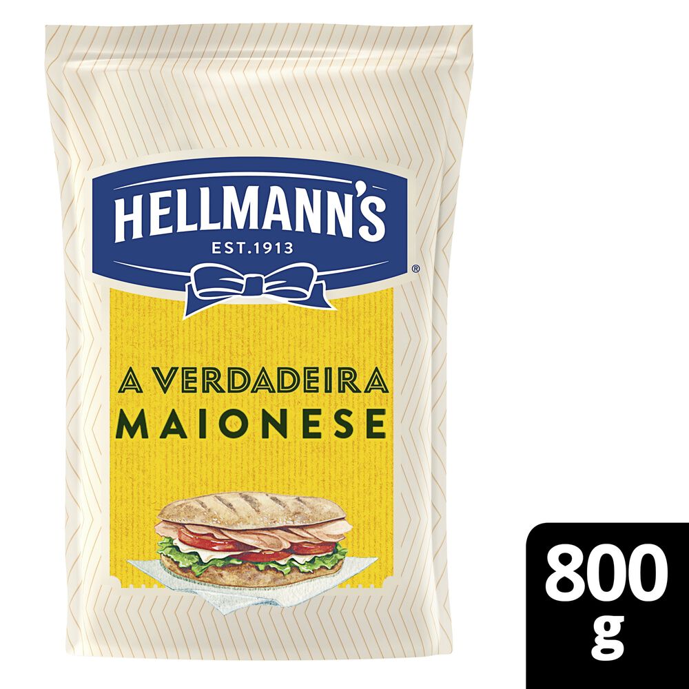 Maionese Tradicional Hellmann's Sach&ecirc; 800g