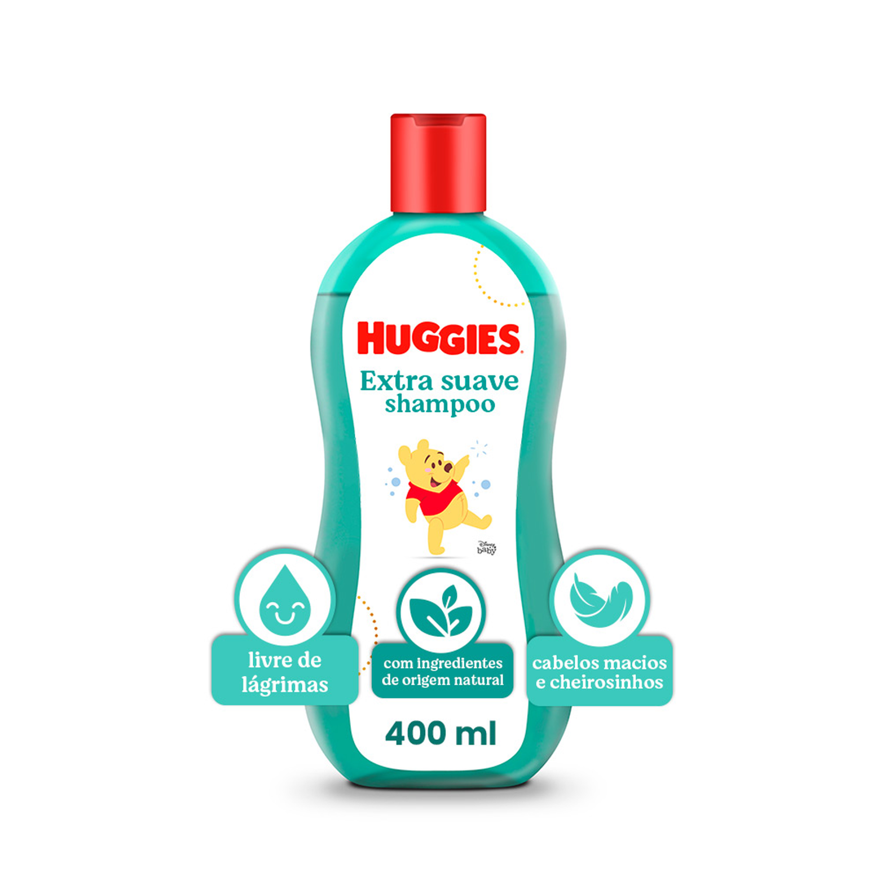 Shampoo Infantil Extra Suave Huggies Frasco 400ml