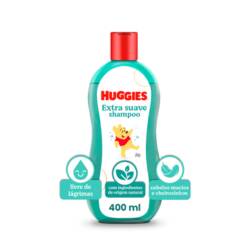 Shampoo Infantil Extra Suave Huggies Frasco 400ml