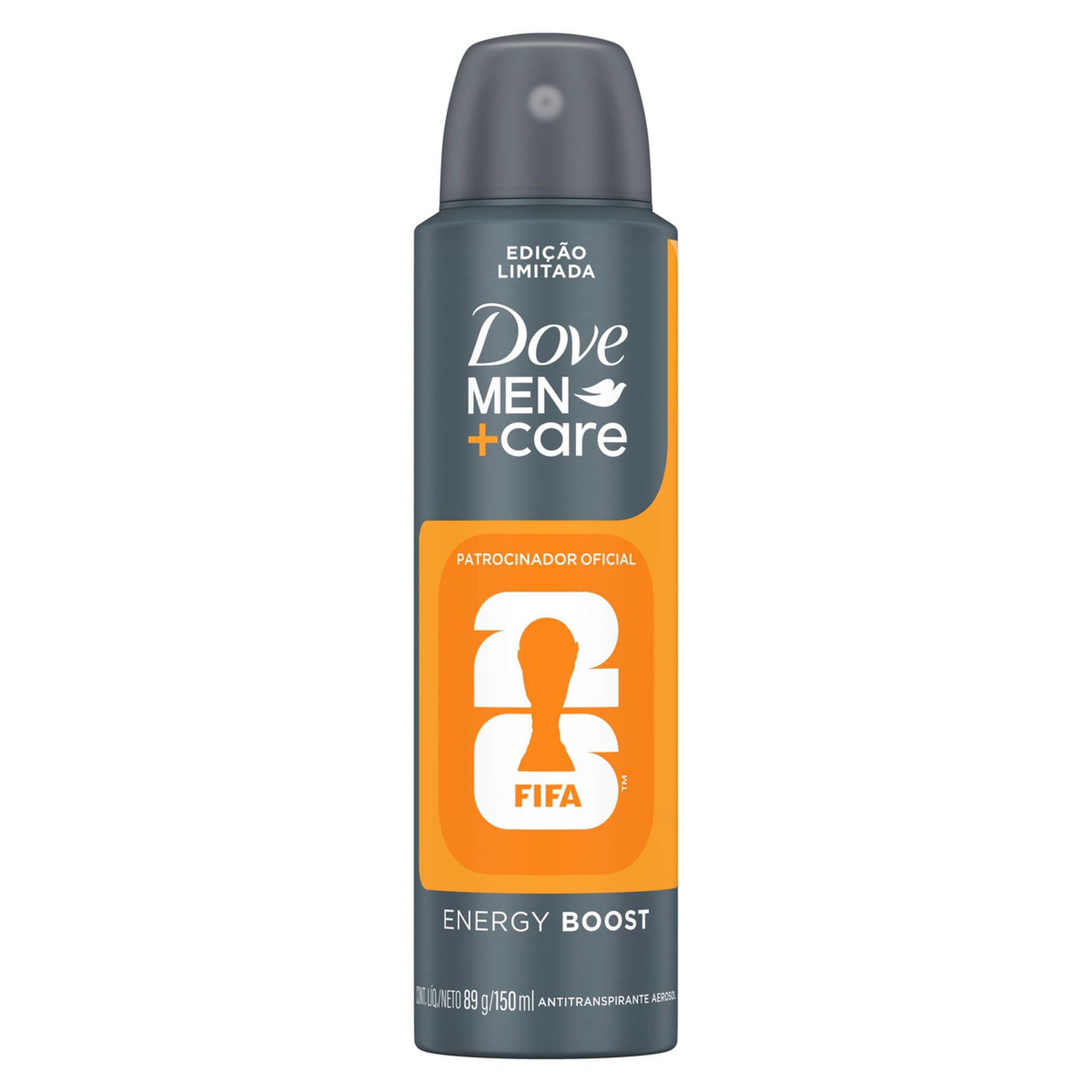 Desodorante Antitranspirante Aerossol Dove Men +Care Energy Boost Masculino 72h 150ml