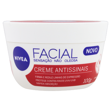 Creme Facial Antissinais Nivea Pote 100g