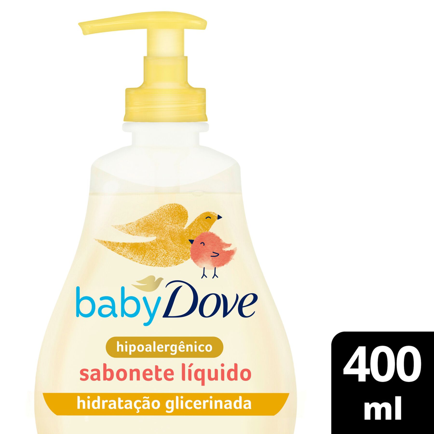 Sabonete Líquido Hidratação Glicerinada da Cabeça aos Pés Baby Dove Frasco 400ml
