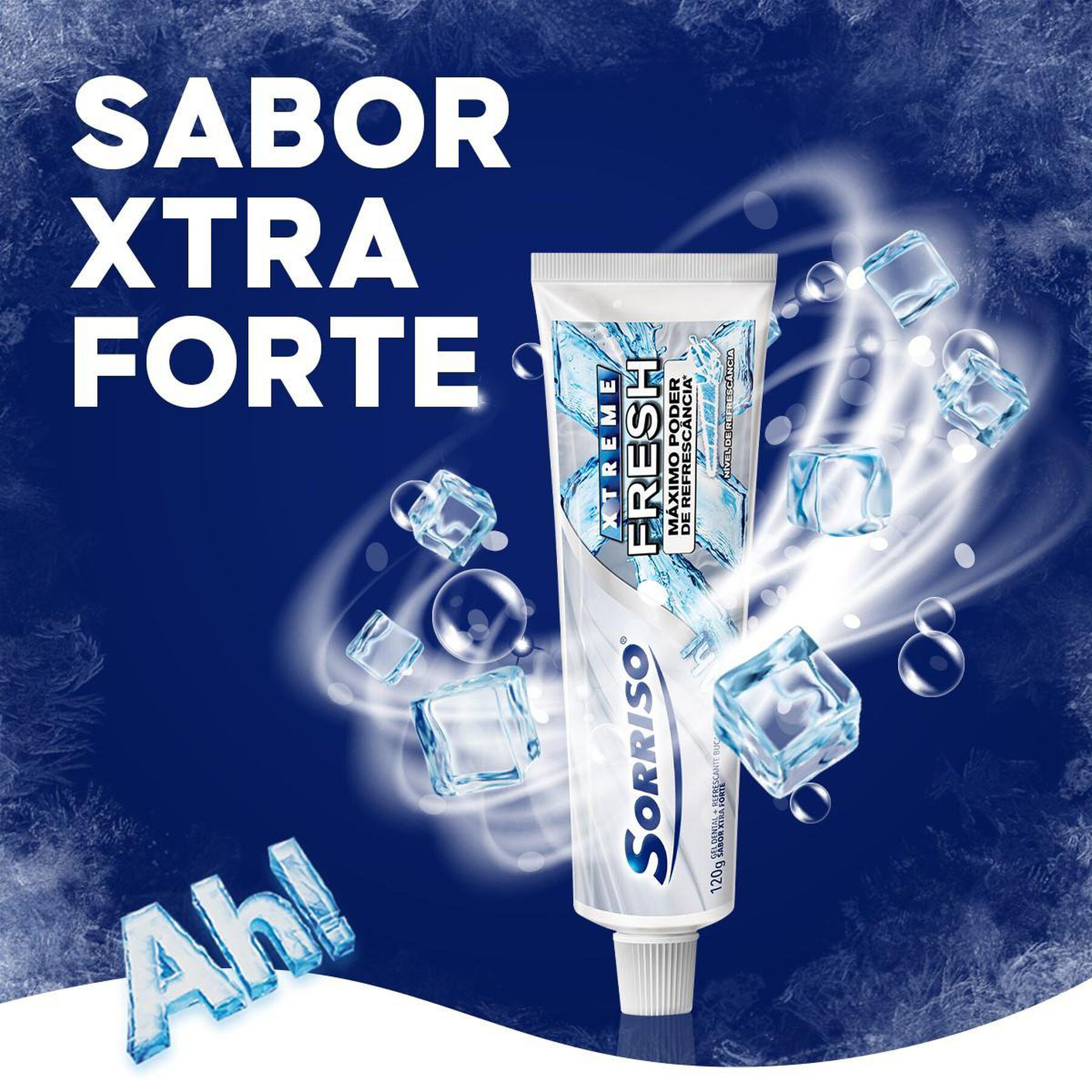 Gel Dental Xtra Forte Xtreme Fresh Sorriso Caixa 120g