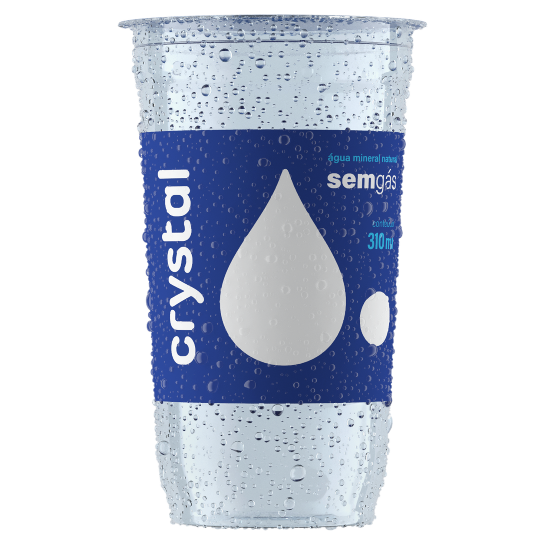 Água Mineral Natural sem Gás Crystal Copo 310ml