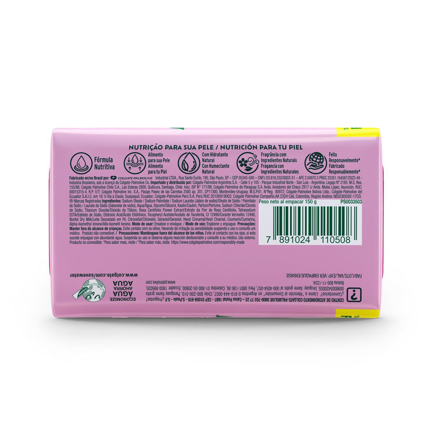 Sabonete em Barra Hidrata & Perfuma Palmolive Naturals Cartucho 150g