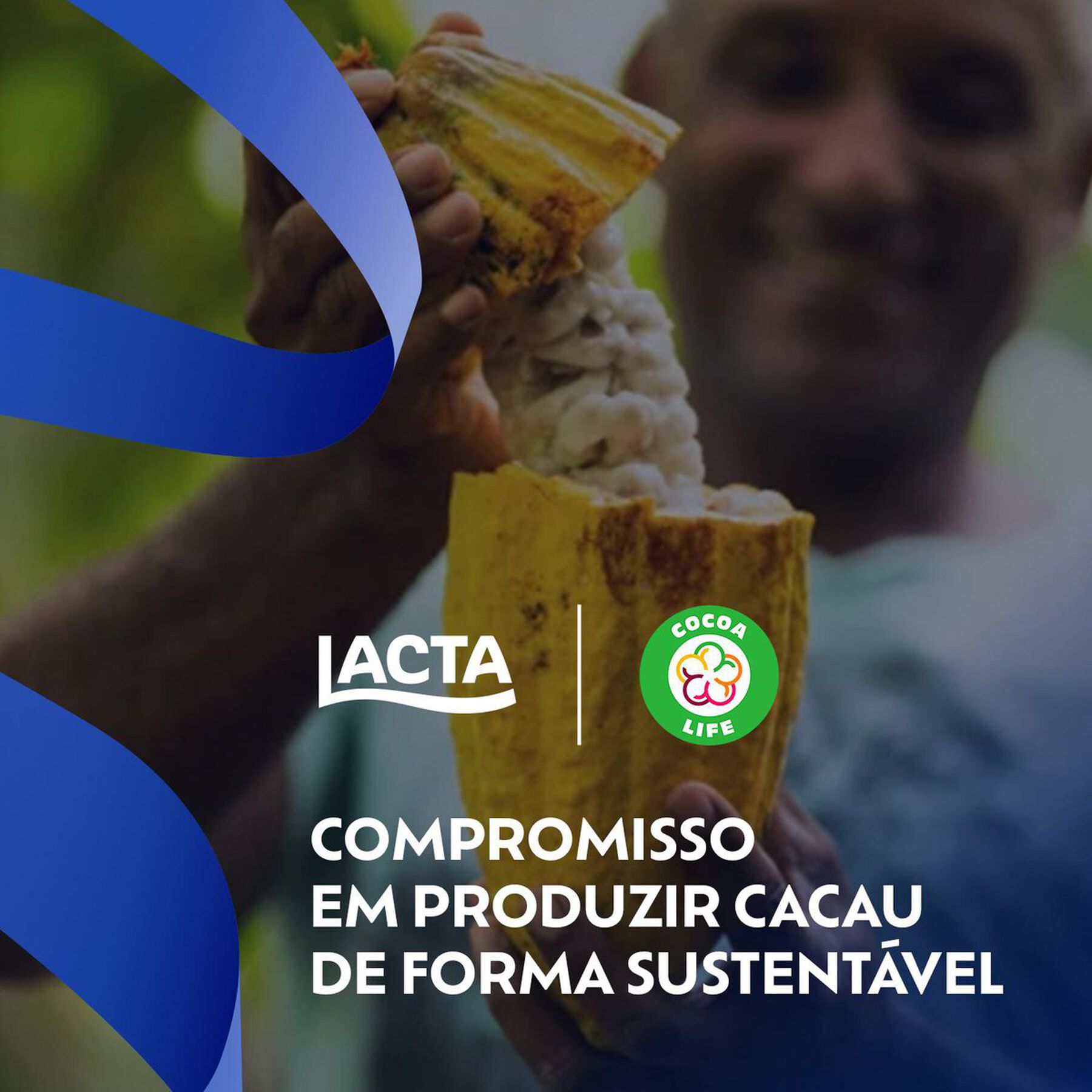 Barra de Chocolate ao Leite com Amendoim Shot Lacta Pacote 145g - Embalagem Tamanho Fam&iacute;lia