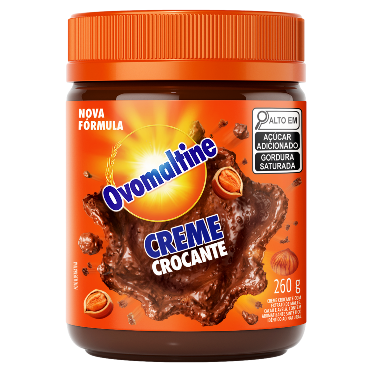 Creme Crocante Ovomaltine Pote 260g