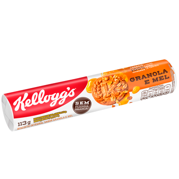 Biscoito Integral Granola e Mel Kellogg's Pacote 113g