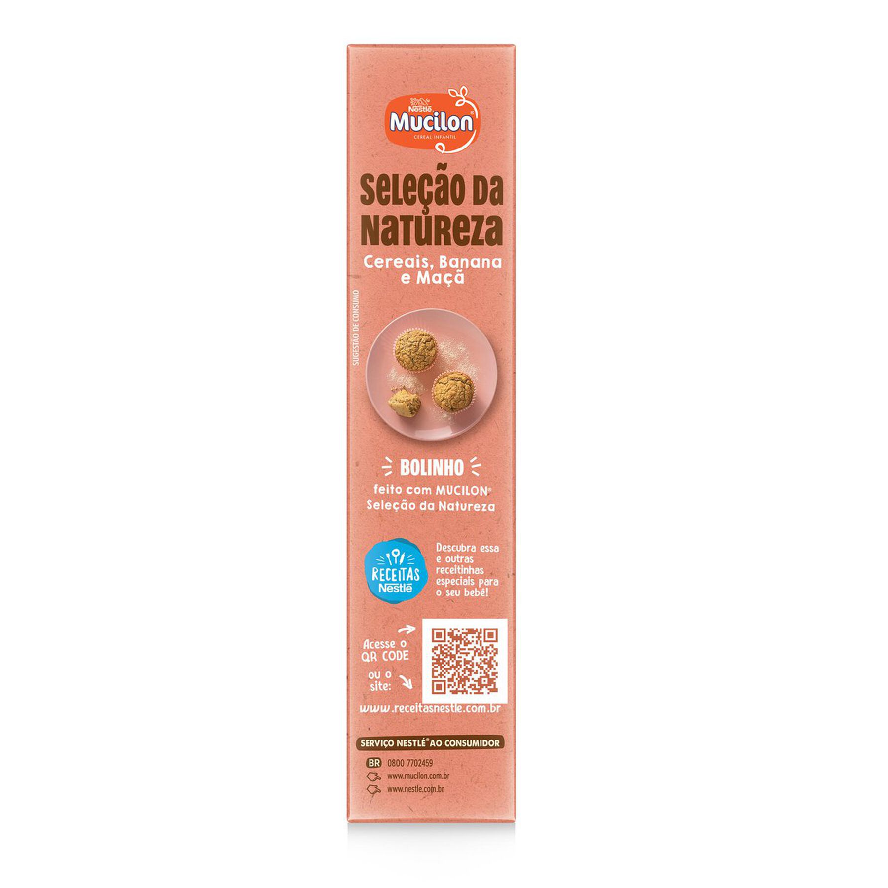 Cereal MUCILON Quinoa, Banana e Maçã 100g