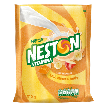 Neston Vitamina Mamão Banana Maça 210g