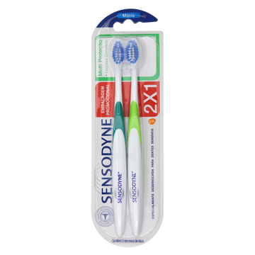 Escova Dental Macia Multi Proteção Sensodyne C/2 Unidades