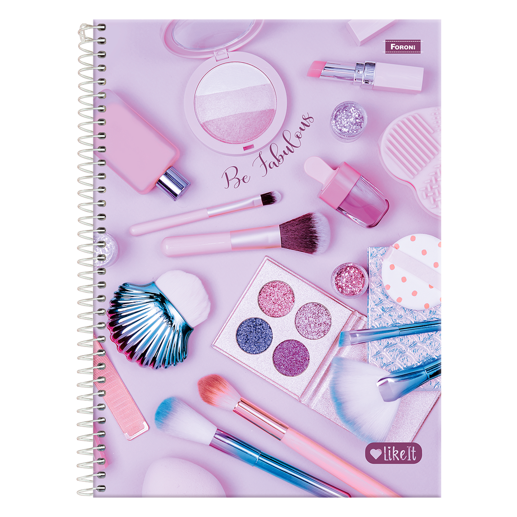 Caderno Universit&aacute;rio Like It Foroni C/80 Folhas