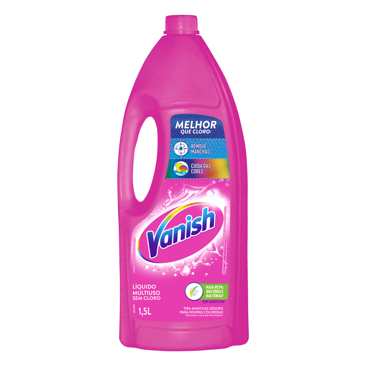 Tira-Manchas L&iacute;quido Multiuso Vanish Frasco 1,5l