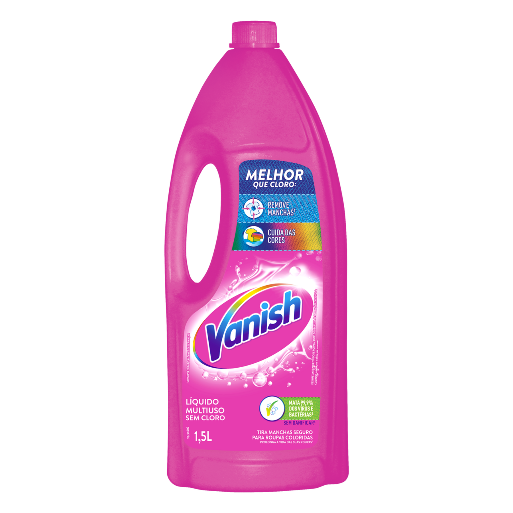 Tira-Manchas L&iacute;quido Multiuso Vanish Frasco 1,5l