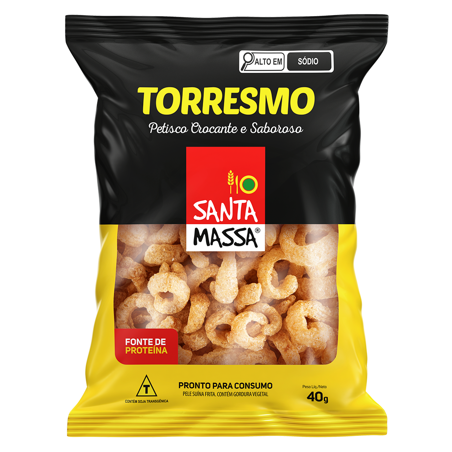 Torresmo Santa Massa Pacote 40g