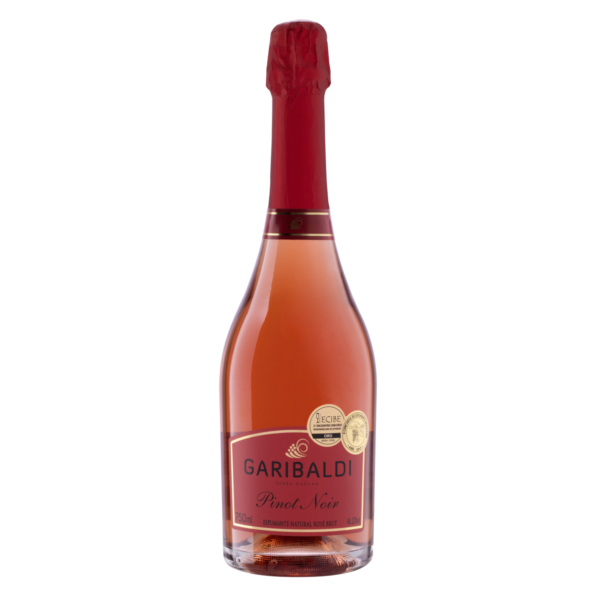 Espumante Ros&eacute; Brut Pinot Noir Garibaldi Garrafa 750ml