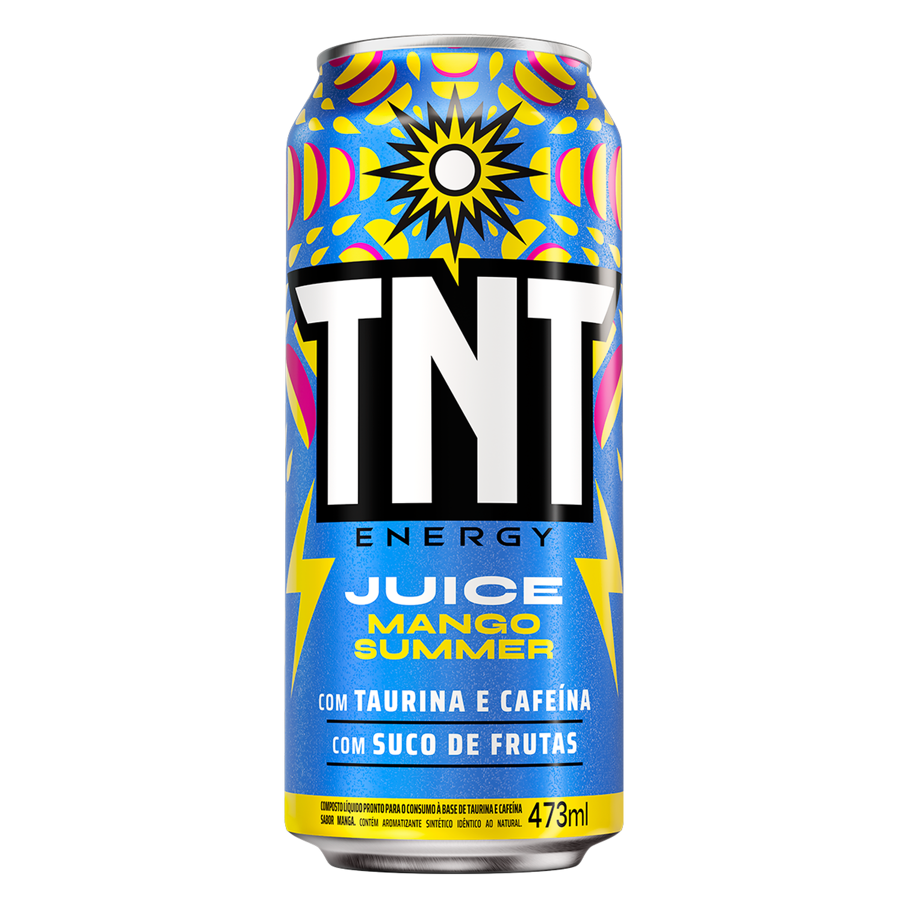 Energ&eacute;tico Juice Mango Summer TNT Lata 473ml