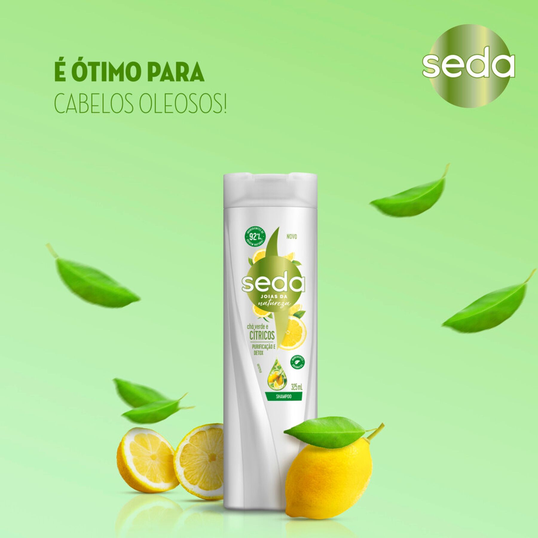 Shampoo Seda Recarga Natural Pureza Detox 325ml