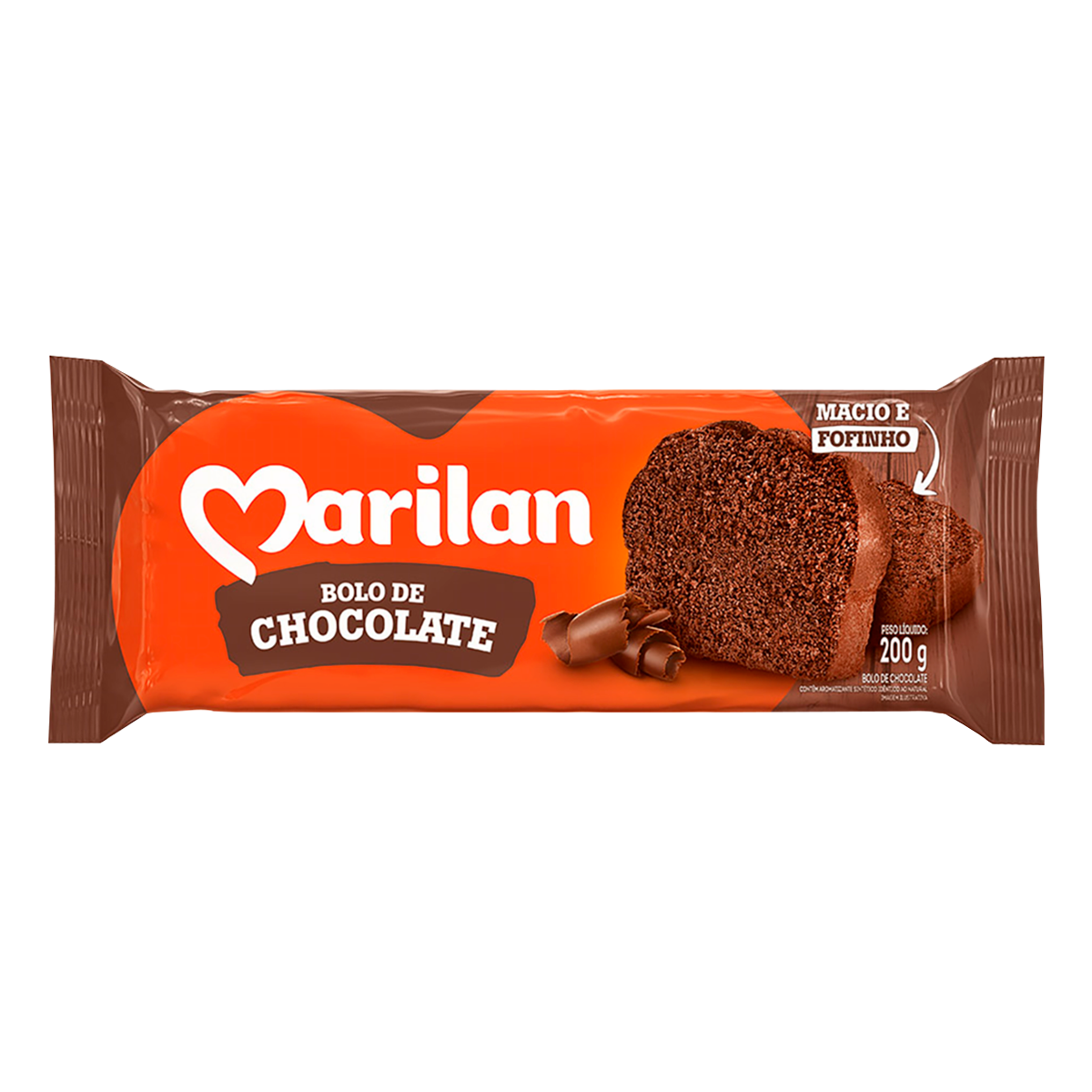 Bolo de Chocolate Marilan Pacote 200g