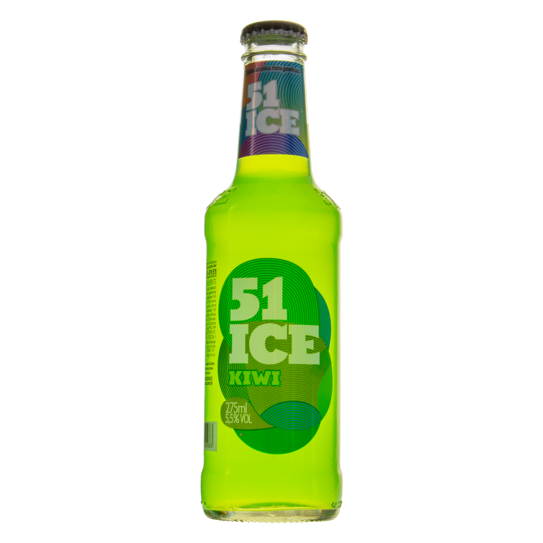 Bebida Mista Alcoólica Gaseificada Kiwi 51 Ice Garrafa 275ml
