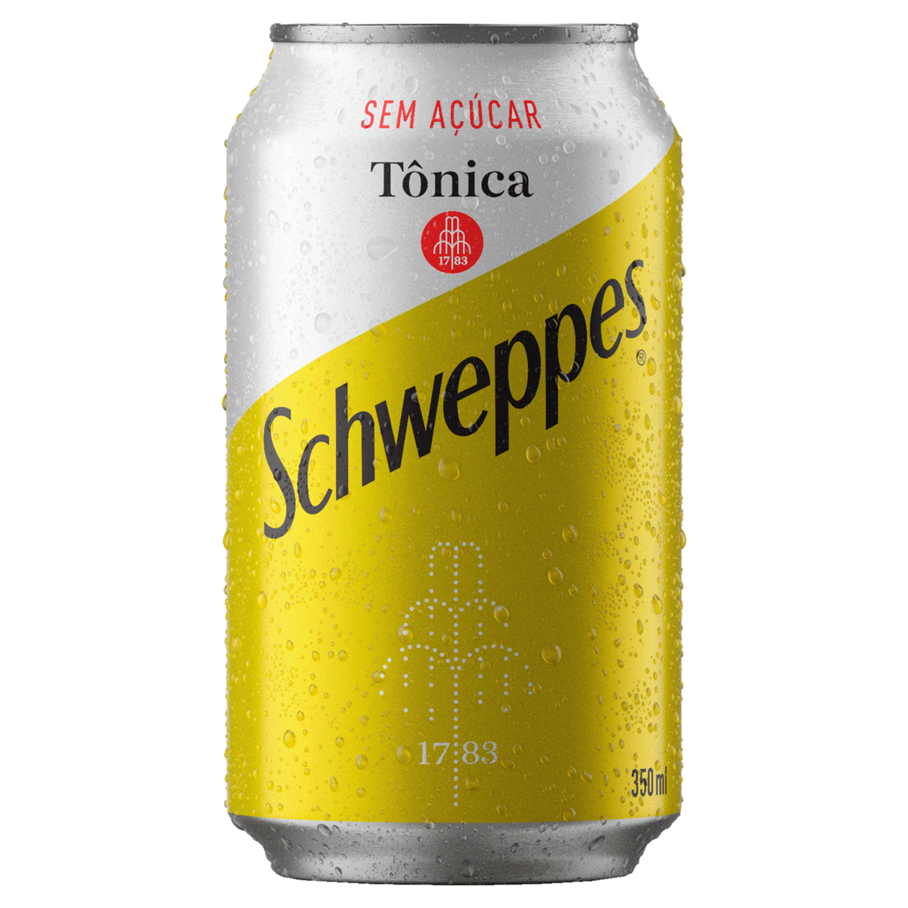 &Aacute;gua T&ocirc;nica Sem A&ccedil;&uacute;car Schweppes Lata 350ml