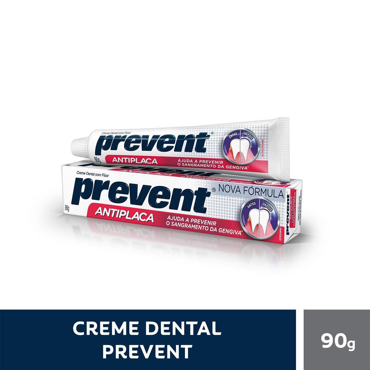 Creme Dental Antiplaca Prevent Caixa 90g