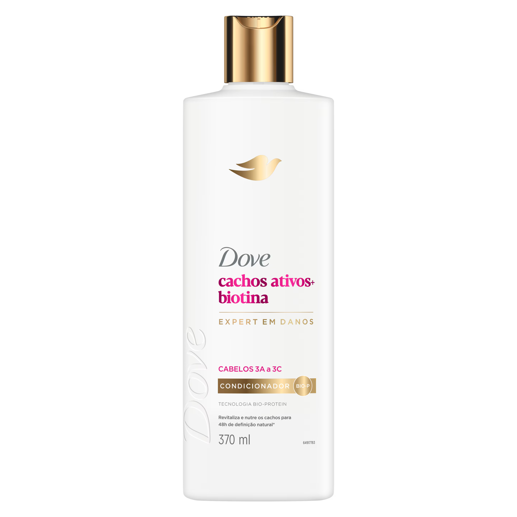 Condicionador Dove Cachos Ativos + Biotina Frasco 370ml