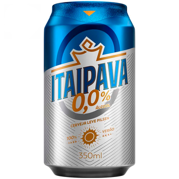 Cerveja Pilsen Zero Álcool Itaipava Lata 350ml