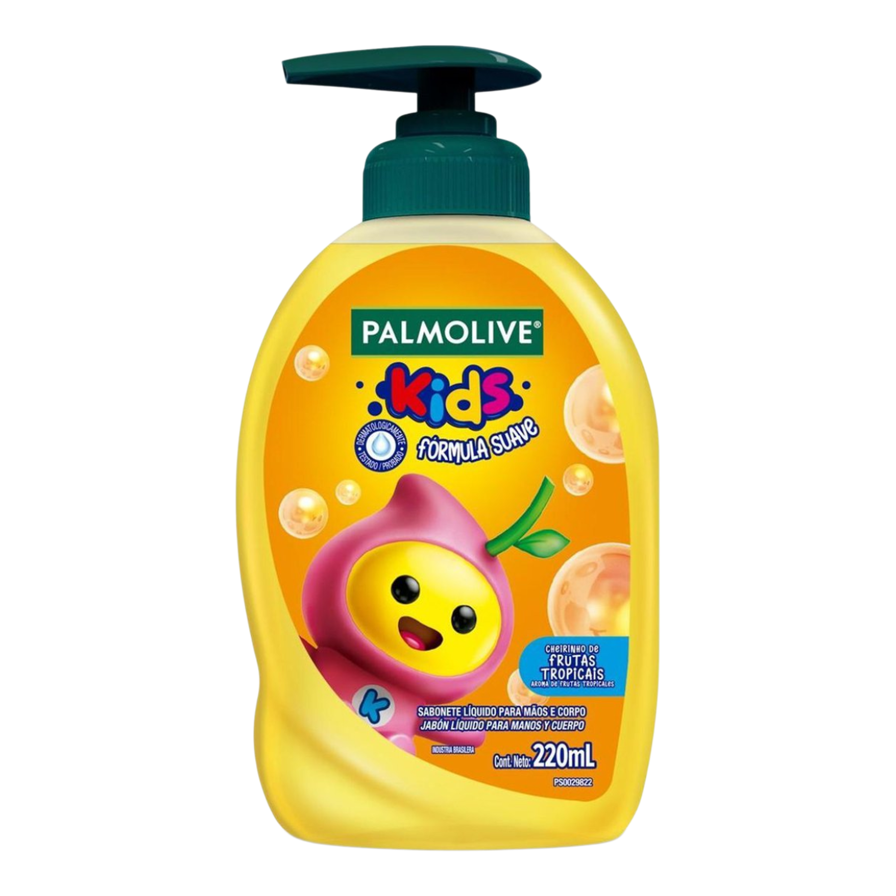 Sabonete L&iacute;quido Infantil Palmolive Kids Splashers Frasco 220ml