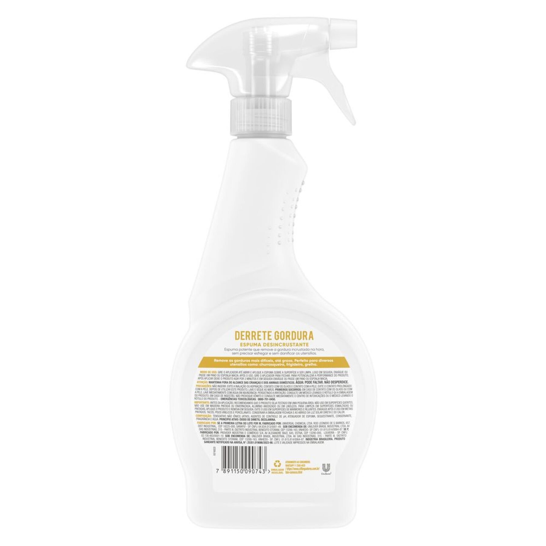 Limpador Derrete Gordura Cif Frasco 500ml Borrifador