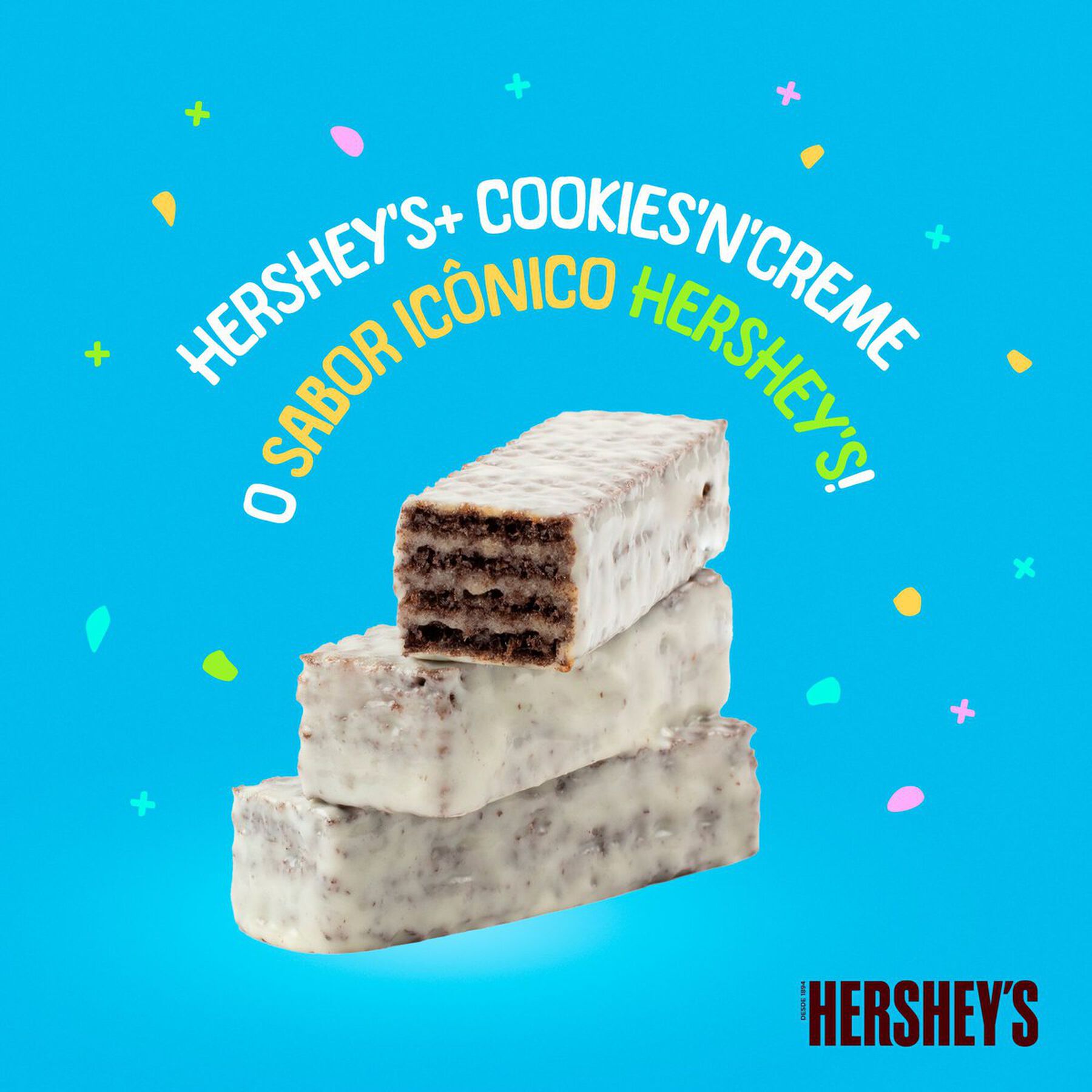 Wafer Cookies 'N' Creme Hershey's Mais 102g