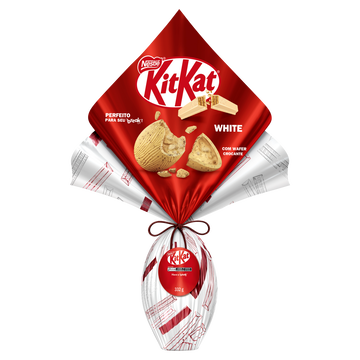 Ovo de Páscoa Branco KitKat Nestlé 332g
