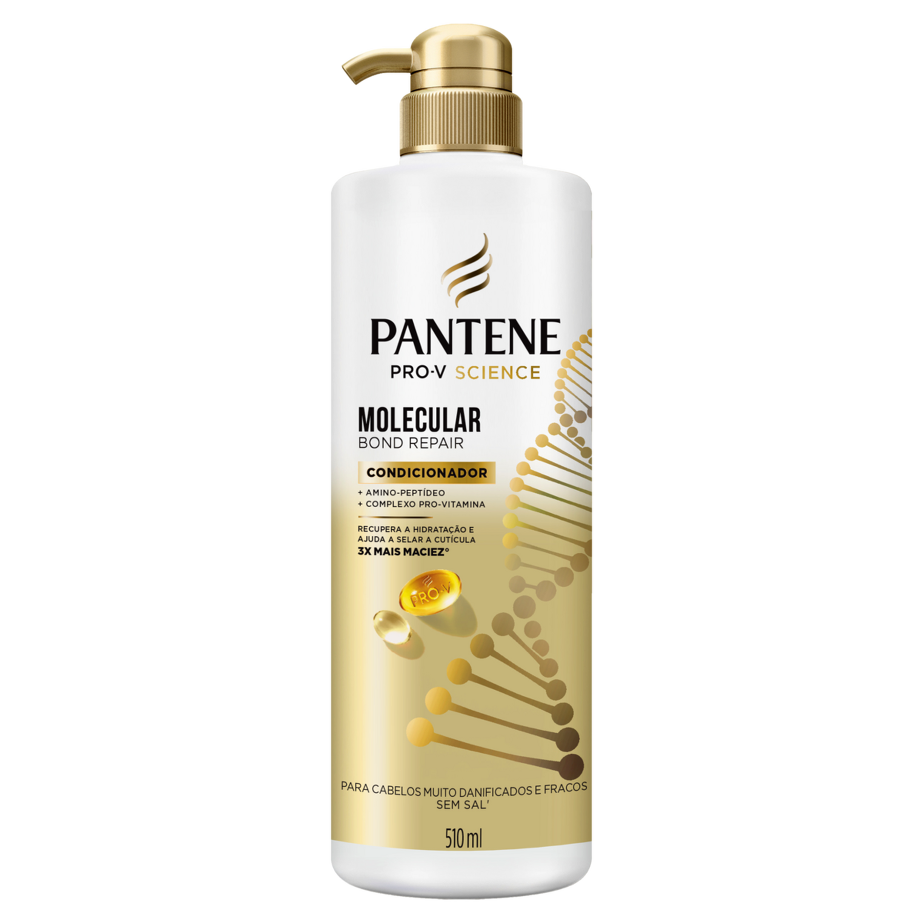 Condicionador Pantene Molecular Bond Repair Frasco 510ml Pump