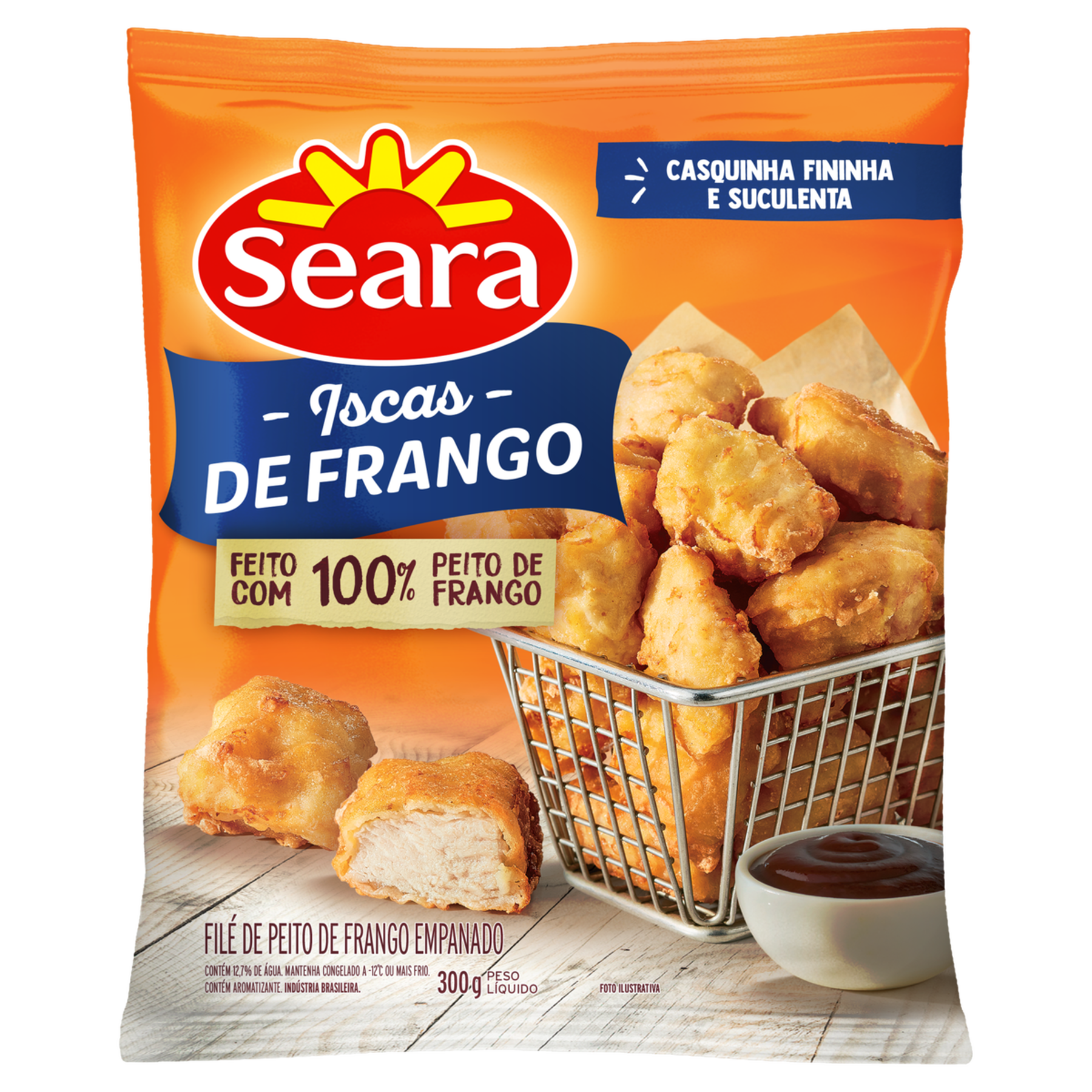 Empanado de Frango Iscas Seara Pacote 300g