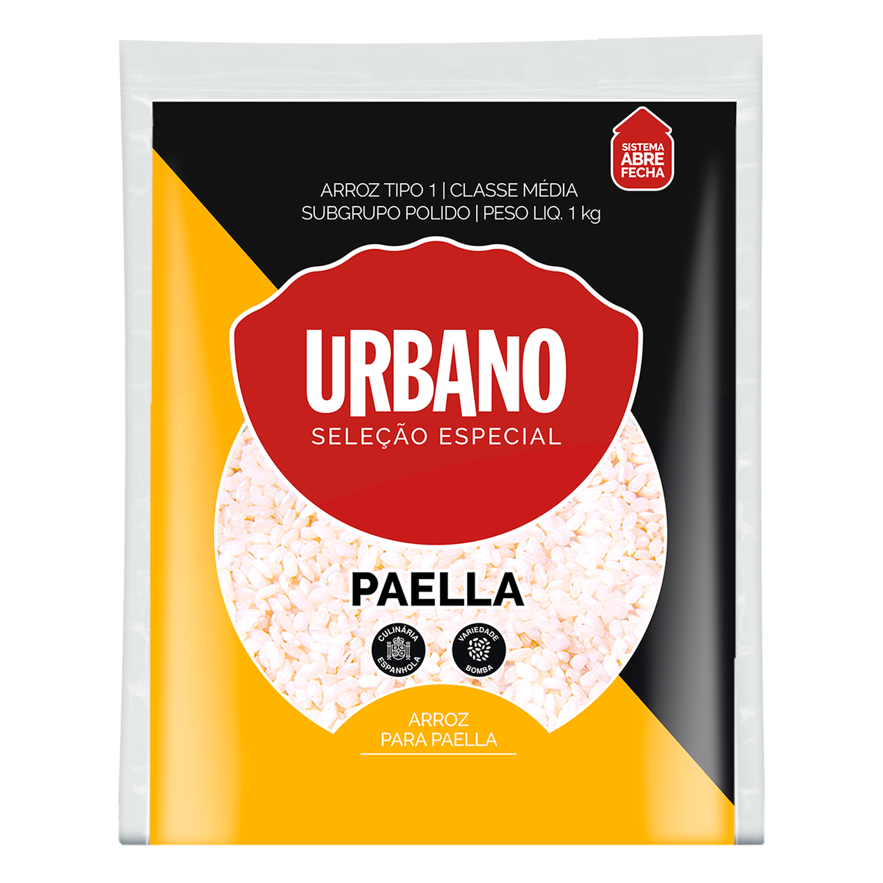 Arroz para Paella Urbano Tipo 1 Pacote 1kg