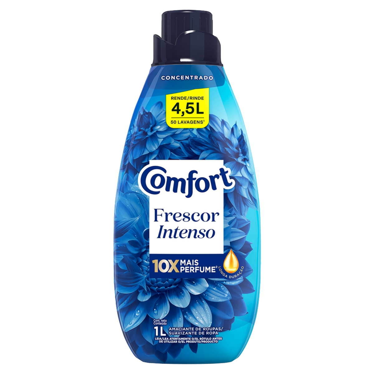 Amaciante de Roupa Concentrado Frescor Intenso Comfort Frasco 1l