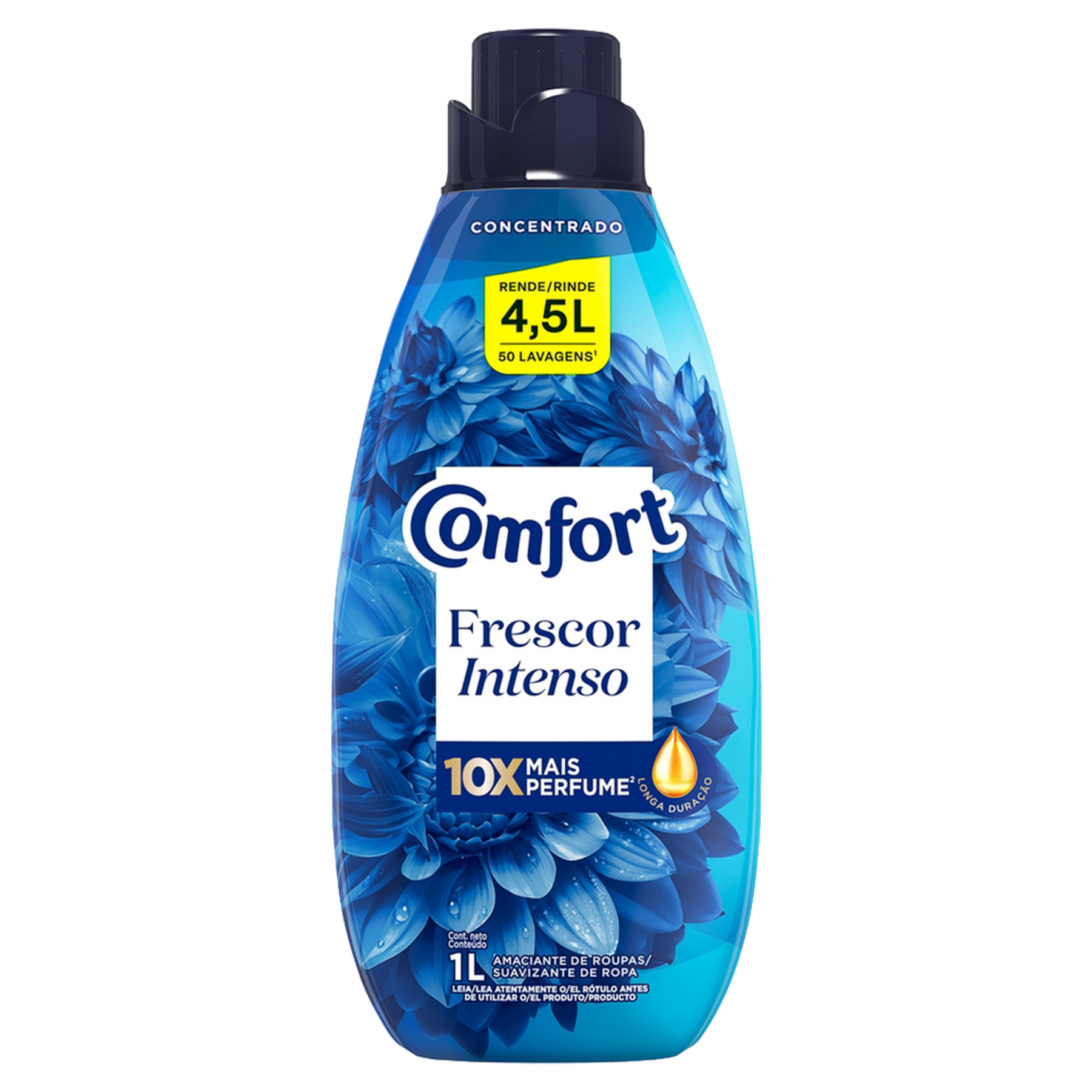Amaciante de Roupa Concentrado Frescor Intenso Comfort Frasco 1l