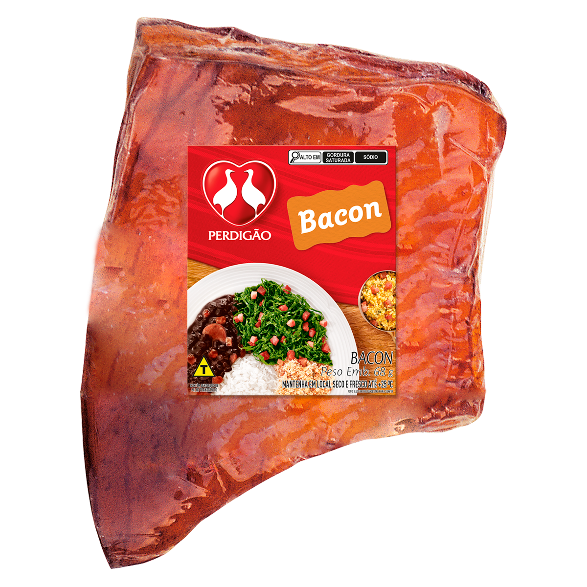 Manta Bacon Perdig&atilde;o aprox. 350g