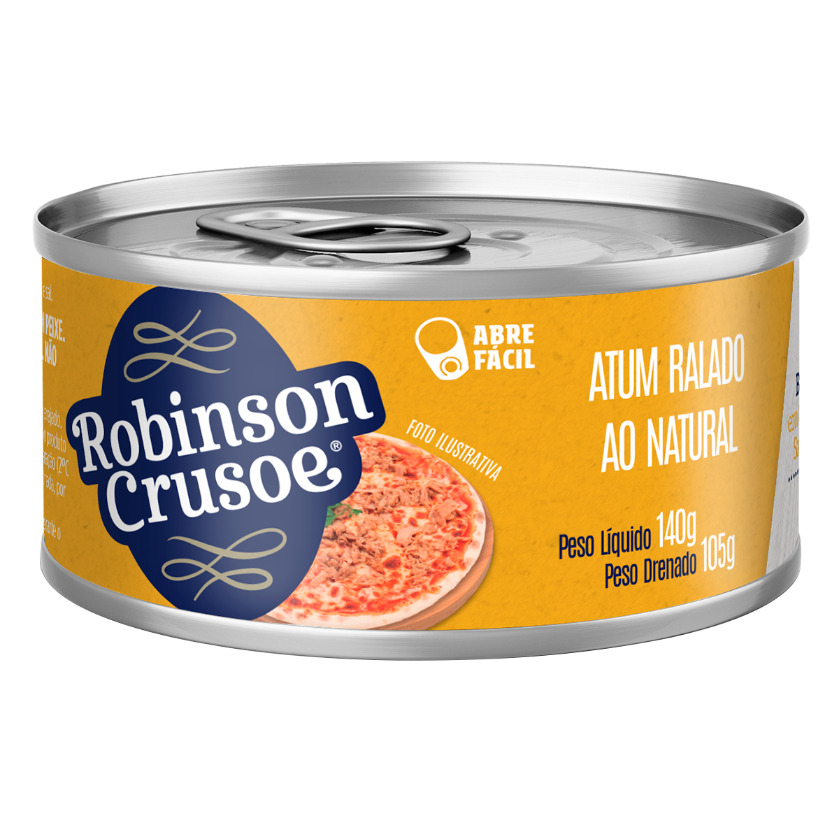 Atum Ralado ao Natural Robinson Crusoe Lata 105g