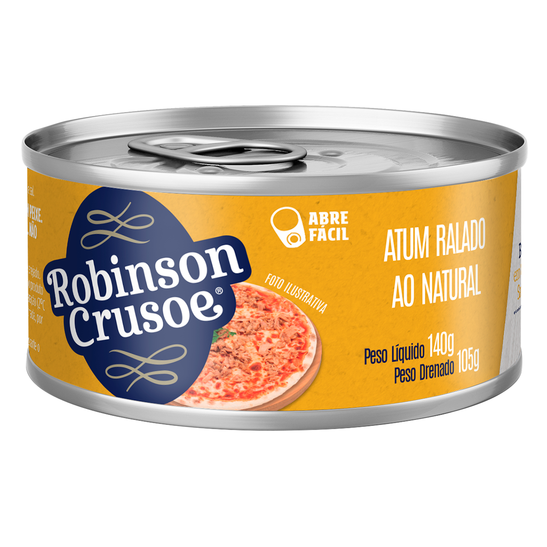 Atum Ralado ao Natural Robinson Crusoe Lata 105g