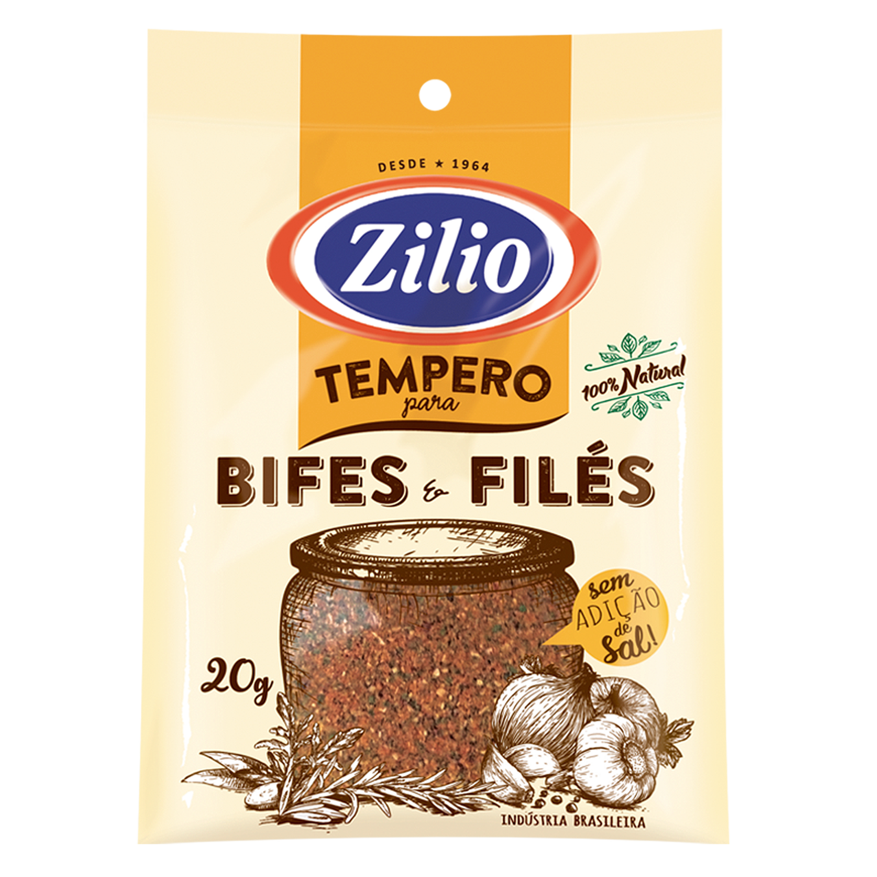 Tempero para Bifes e Filés Zilio 20g